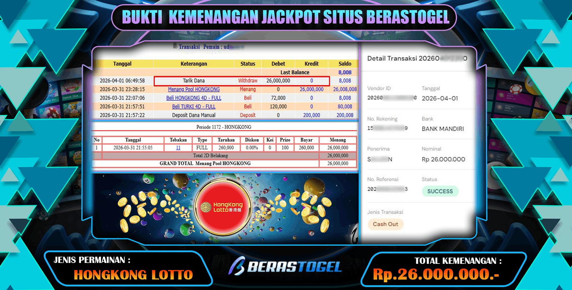 STRATEGI TOGEL HONGKONG BERASTOGEL